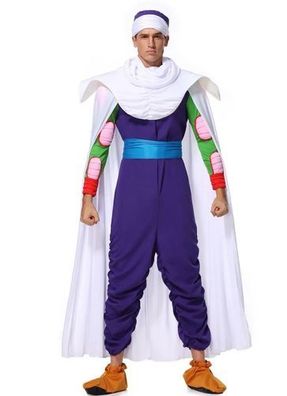 Son Goku Piccolo Cosplay Kostém Anime Jumpsuit Halloween Outfit