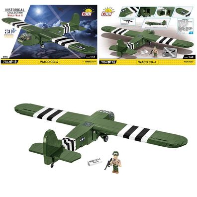 COBI 5755 Historical Collection WW2 Waco CG-4 D-Day Transportflugzeug