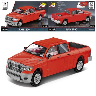 COBI 24607 RAM 1500 Pickup (Maßstab 1:35) Klemmbaustein Set