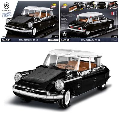 COBI 24350 Citroen DS 19 1956 - Executive Edition Maßstab 1:12 Klemmbaustein Set