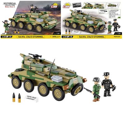 COBI 2288 Historical Collection Sd. Kfz. 234/3 Panzerwagen Stummel