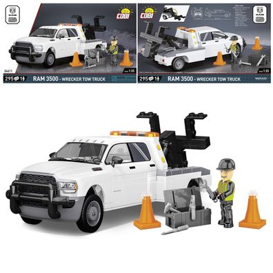 COBI 24611 RAM 3500 Wrecker Tow Truck (Maßstab 1:35) Klemmbaustein Set