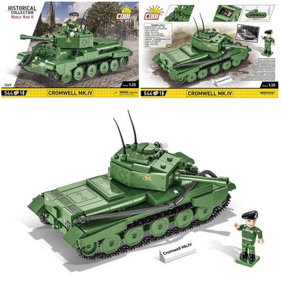 COBI 2269 Historical Collection WW2 Cromwell Mk. IV "HELLA" Panzer
