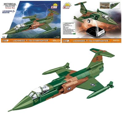 COBI 2426 Armed Forces Lockheed F-104 Starfighter Klemmbaustein Set