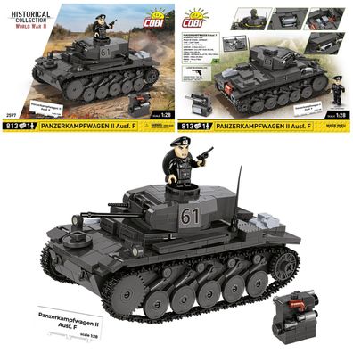 COBI 2597 Historical Collection WW2 Panzerkampfwagen II Ausf. F