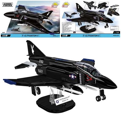 COBI 5899 Armed Forces F-4S Phantom II „Black Bunny“ Überschall-Mehrzweckjäger