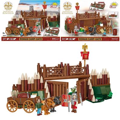 COBI 20077 Imperium Romanum Römisches Lagertor Klemmbaustein Set