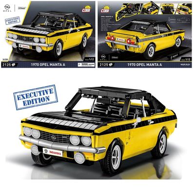 COBI 24338 Opel Manta A 1970 - Executive Edition Maßstab 1:12 Klemmbaustein Set