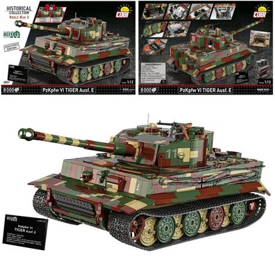 COBI 2807 Historical Collection WW2 PzKpfw VI Tiger Ausf. E - Executive Edition