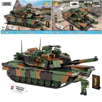COBI 2633 Armed Forces Panzer M1A2 SEPv3 Abrams (PL) 1:35 Klemmbaustein Set