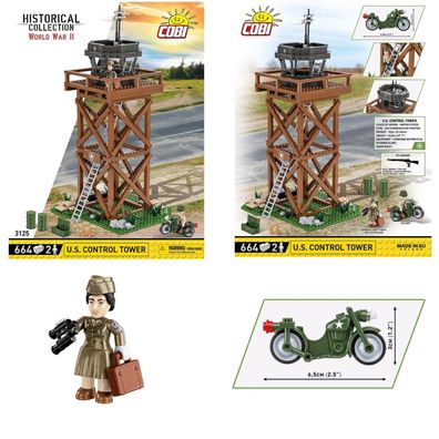 COBI 3125 Historical Collection U.S. Control Tower Kontrollturm