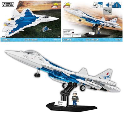 COBI 5909 Armed Forces Su-57 Felon Kampfflugzeug 5. Generation 1:48