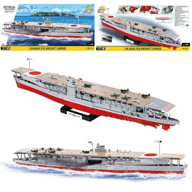COBI 4851 Historical Collection WW2 Flugzeugträger IJN Akagi Klemmbaustein Set