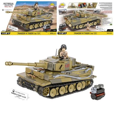 COBI 3123 Historical Collection Panzer VI Tiger I No. 131 Panzer
