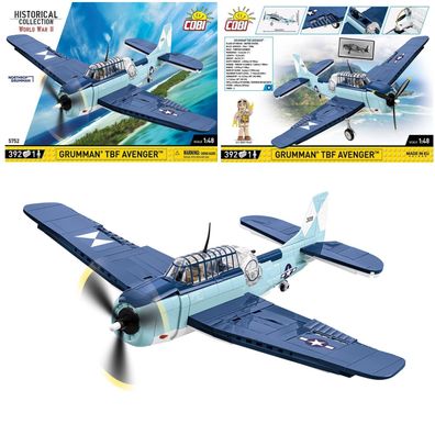 COBI 5752 Historical Collection WW2 Grumman TBF Avenger Bomber