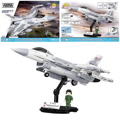 COBI 5910 Armed Forces F-16C Fighting Falcon 1:48 Klemmbaustein Set