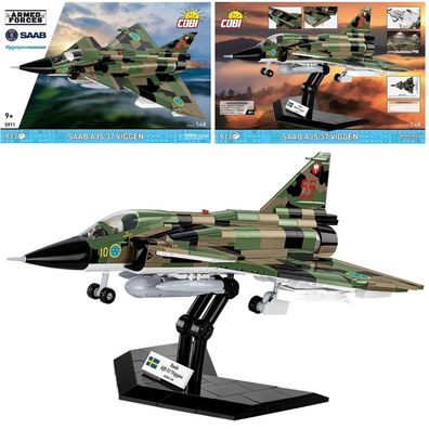 COBI 5911 Armed Forces Saab AJS 37 Viggen 1:48 Klemmbaustein Set