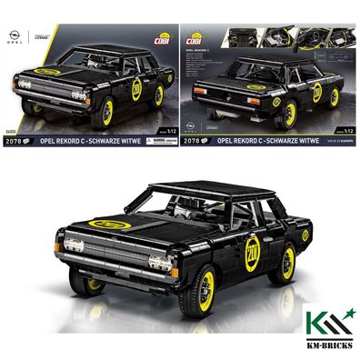 COBI 24333 Opel Rekord C Schwarze Witwe Klemmbaustein Set