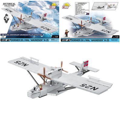 COBI 1384 Dornier Do J Wal "Amundsen" N-25 (Maßstab 1:48) Klemmbaustein Set