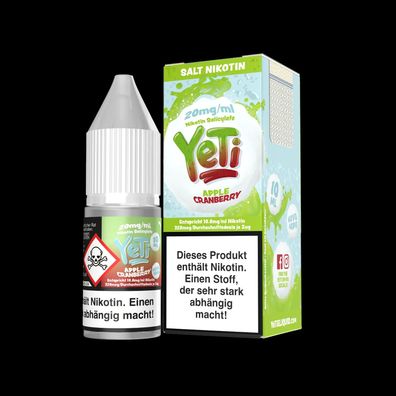 Yeti - Apple Cranberry Liquid (10 ml) - Nikotinsalz