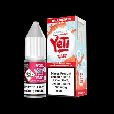 Yeti - Strawberry Liquid (10 ml) - Nikotinsalz