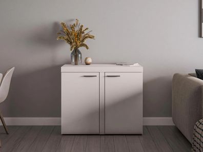 AX LIVING Schmal Kommode Spacoro 2T - Eleganz für Ihr Zuhause, Beige