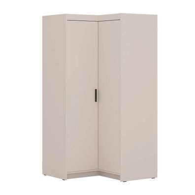 AX LIVING Schrank Modern Eckschrank Beige Storicos 97,8 x190,5 x97,8cm