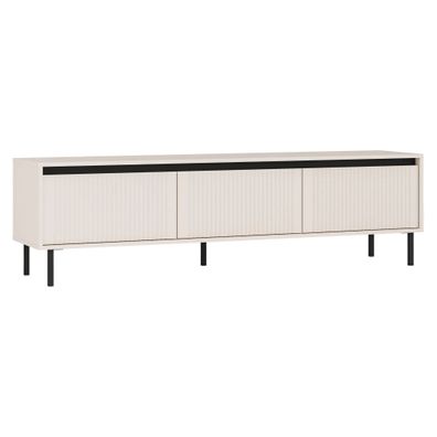AX LIVING TV-Lowboard Bodrum TV-Schrank 3 Schubladen 178 cm Sandbeige