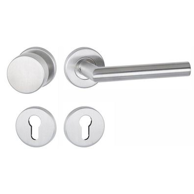 Aptec 1802/2073/3127 Wechselgarnitur Rosettengarnitur Edelstahl matt PZ
