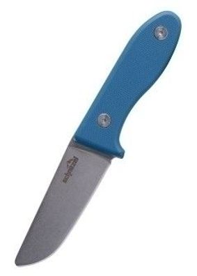 Schnitzel UNU Kinderschnitzmesser mit blauem G10 Griff