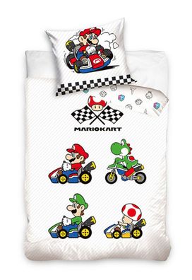 Super Mario Kinderbettwäsche Bettwäsche MARIO02 135x200 cm