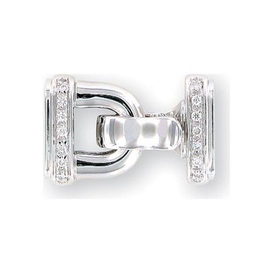 Luna-Pearls - 610.0303 - Schmuckschließe mehrreihig - 585 Weißgold poliert