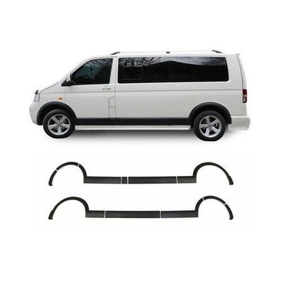 Radlaufschutz Kotflügel für VW T5 2003-2015 1 L1 Kurzer ABS Schwarz 11tlg