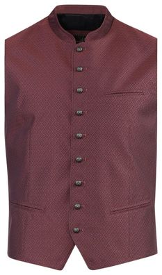 Trachtenweste Eiselfing mahagoni