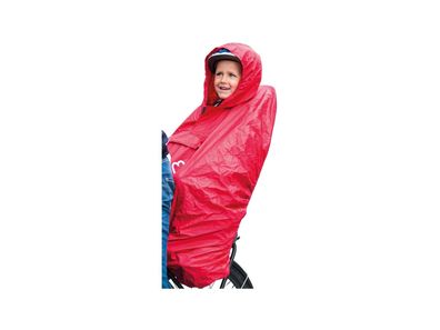 HAMAX Regenponcho Für Kindersitze, SB-verpackt, sc rot