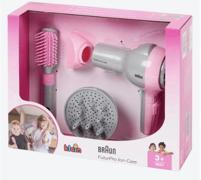 Braun Spielzeug Föhn Klein-Toys Haartrockner-Spielset