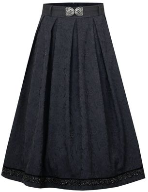 Trachtenrock Hohenbrunn 70cm schwarz