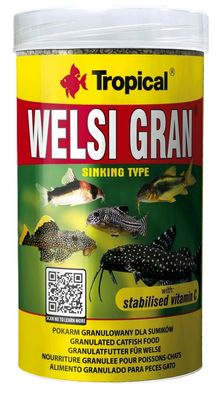 Tropical Welsi Gran 250ml Futter Granulat für L-Welse