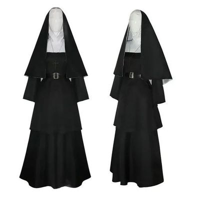 Nonnen Maske Cosplay Horror Halloween Zubehör