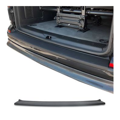 Ladekantenschutz für VW T6 Transporter 2015-2024 Heckklappe ABS Schwarz Matte
