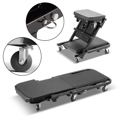 Stahlwerk Werkstatthocker FRC-40 ST 2 in 1 mit 150 kg Tragfähigkeit