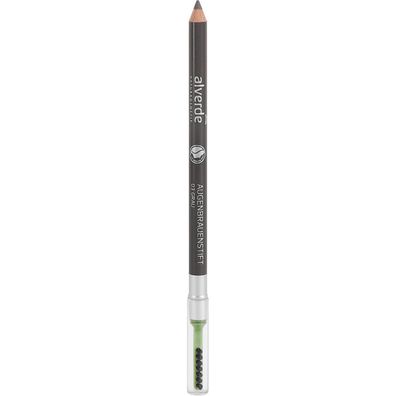 alverde Naturkosmetik Augenbrauenstift 03 Grau 1.1 g