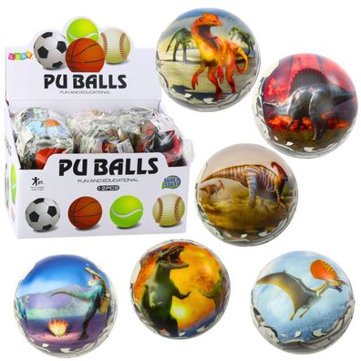 Lean Bouncing Schaumstoff Squishy Ball Dinosaurier 7Cm