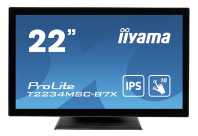 IIYAMA 55.0cm (21,5") T2234MSC-B7X 16:9 M-Touch HDMI+DP bl