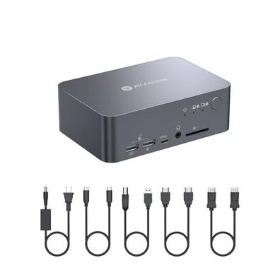 AV Access KVM Dockingstation Dual Monitor USB-C 60W 4K 60Hz