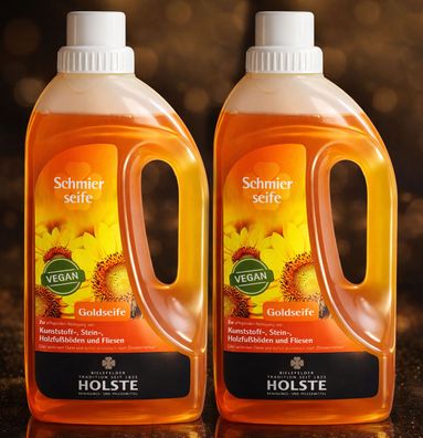 2x1L HOLSTE Flüssige Schmier Seife Schmierseife Goldseife flüssig Reinigung