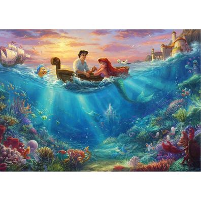 Thomas Kinkade Studios: Disney - Arielle in der Nostalgie Metalldose (500 Teile)