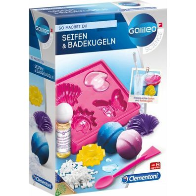 Clementoni Seifen und Badekugeln, Experimentierkasten