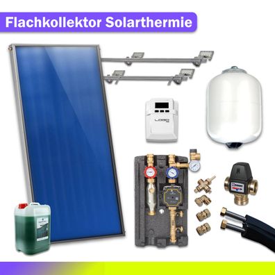 SUNEX AMX Solarpaket Solar Komplettanlage Solarthermie Warmwasser (2,03–10,15m²)