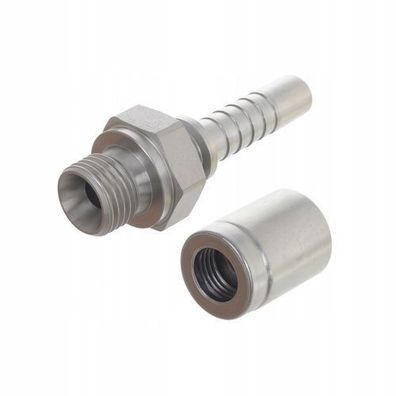 Rosfix Set Anschluss G1/4 Zoll DN6 – Stahlhülse 12,3x16x27 mm | Metall